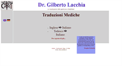 Desktop Screenshot of gilbertolacchia.it